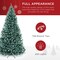 Best Choice Products Pre-Lit Blue Spruce Christmas Tree w/ Foldable Base, Incandescent Lights